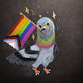 Pride Pigeon by KaiChak