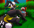 bunny dragon by aternight