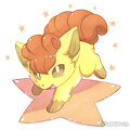 Chibi Shiny Vulpix by Sunnynoga