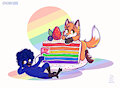Pride Cake YCH for SurpriseTheFox