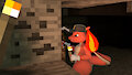 Playing Minecraft