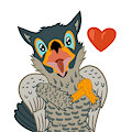 Joyful Falcon by sammyhawkOvO