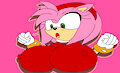 A Very Busty Amy ❤️ by JamesHedgehog