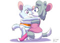 Chinchilla Snuggles -By CoffeehoundJoe-