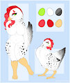 Lady Hen Hedwig by pinkbutterfree