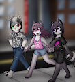 Out with the twins~!