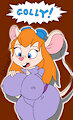Busty Gadget Hackwrench by JamesHedgehog
