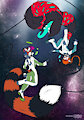 Owl & Wuk in space by KiraKathell