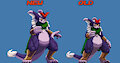 [Animation] New Gejhi Sprites by VinVulpis