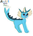 FA: Vaporeon by PrincessTheWolf