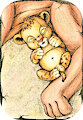 Nalas newborn brother baby Mheetu taking a nap by Godfather72