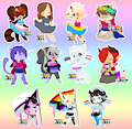 Pride 2021 Chibis, part 1+2 !