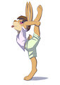 Bramble's stretching by Hitsunekun
