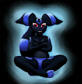 Shiny Umbreon Girl Pin-Up by lettherebecolor