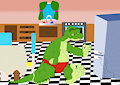 April Fool at Brians' (lizard) family