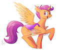 Reformed Pegaling Scootaloo by PC012 by Teraunce