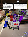 ViolaSeb at the grocery store