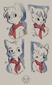 red scarf