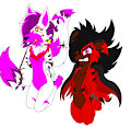 Capture of a Vampiress bunny and a RougaWolf [CocoCuteBandicoot]