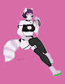 Frisky raccoon (commission)