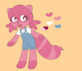 Adopt raccoon cherry CLOSED by CatnuyMoon
