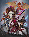 Aegis and Friends by FlailingFox
