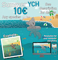 Summer YCH by MikiMleam