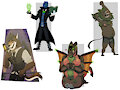 Wolf, Mage, Synth, Boar