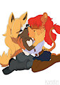 Klaue and Whiper, The Start of the Romance by Zeromegas