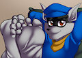 Slying by with some feet by darkshiner8