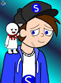 Kayumi the plush doll comforts Mr.S