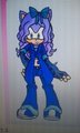 Crystal the Hedgehog by Amyrose98005