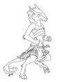 Sergal Predatory Mode Activated [Ink]