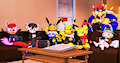 Playing Smash with the Boyz by RoyThePichu
