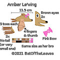 Reference Sheet For Amber Le'wing the Bat