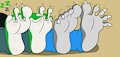 Cregon and Walter Feet