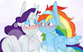:Commission: Lovey Dovey at the Spa by Blackbewhite2k7