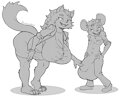 Cat and Mouse: Fiona and Roger by SilentSoulKen