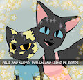 Sofia and son-New year pic by Foxter950