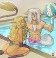 In the pool by EugeniyBurnt
