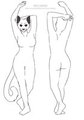 Hollow Anthro Form by AmberTheHyena