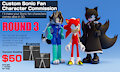 $50 Custom 3D Sonic Fan Characters Commission // ROUND 3