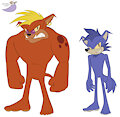 SEGA-Style Sleet and Dingo Reference