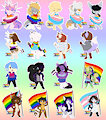 Pride 2021 Chibis, part 3+4 !