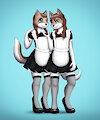 Evelynn and Victoria SFW outfits by Orinn