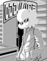 Oddjuice (fanart)(grayscale)