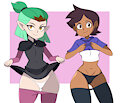 Luz and amity by Bitsguy