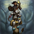 Tower of Gay (lines by Myshu) by crossroadspony