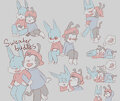 sweater buddies by CrypticLeporid