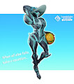 Dark Samus Summer Time! Ver1 by LewdxCube